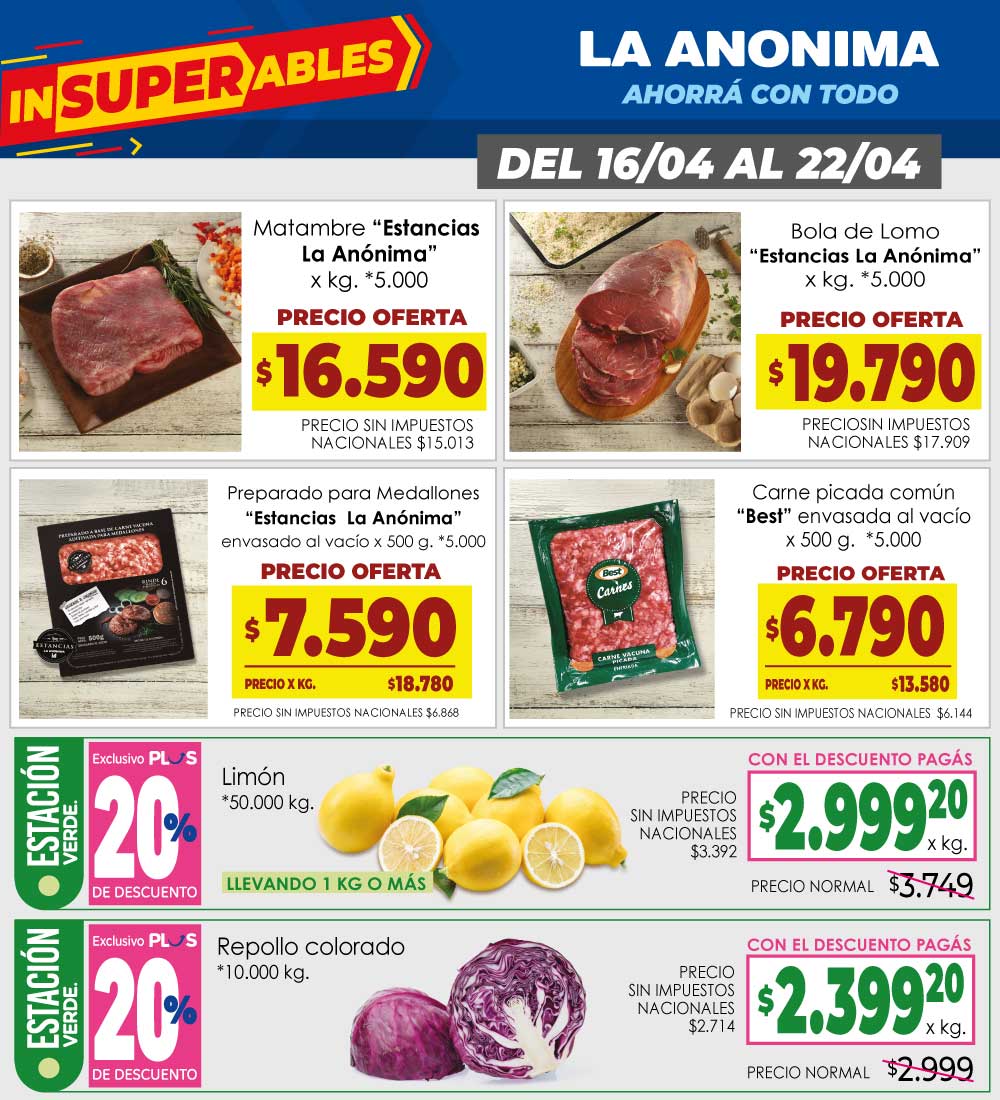 La Anonima 16 AL 22-04